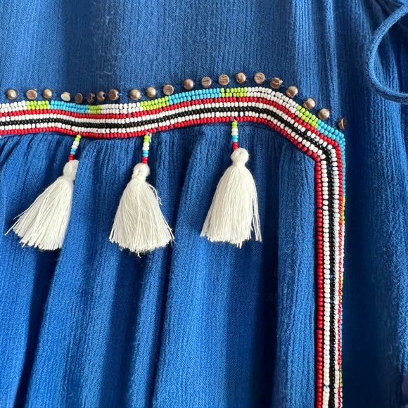 PIPER BY TOWNSEN | tassel and beaded top - Picture 2 of 5